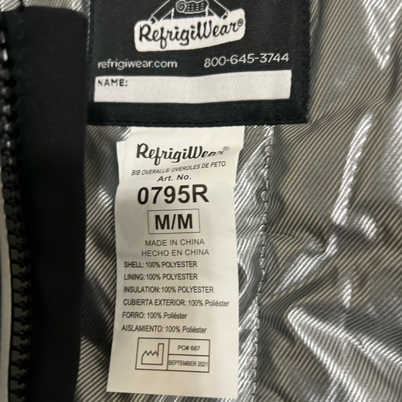 REFRIGIWEAR EXTREME SOFTSHELL BIB OVERALLS - Picture 6 of 7
